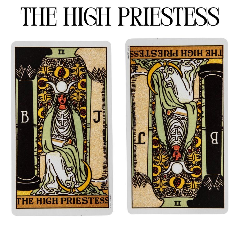 High Priestess Tarot Card Meaning: Love, Health, Work & More